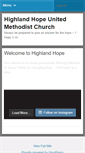 Mobile Screenshot of highlandhope.org