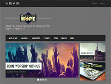 Tablet Screenshot of highlandhope.org